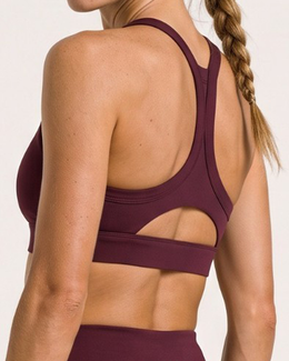 Accelerate Sports Bra - Dark Cherry