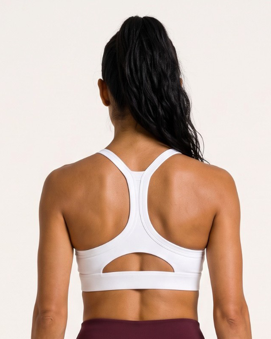 Accelerate Sports Bra - White