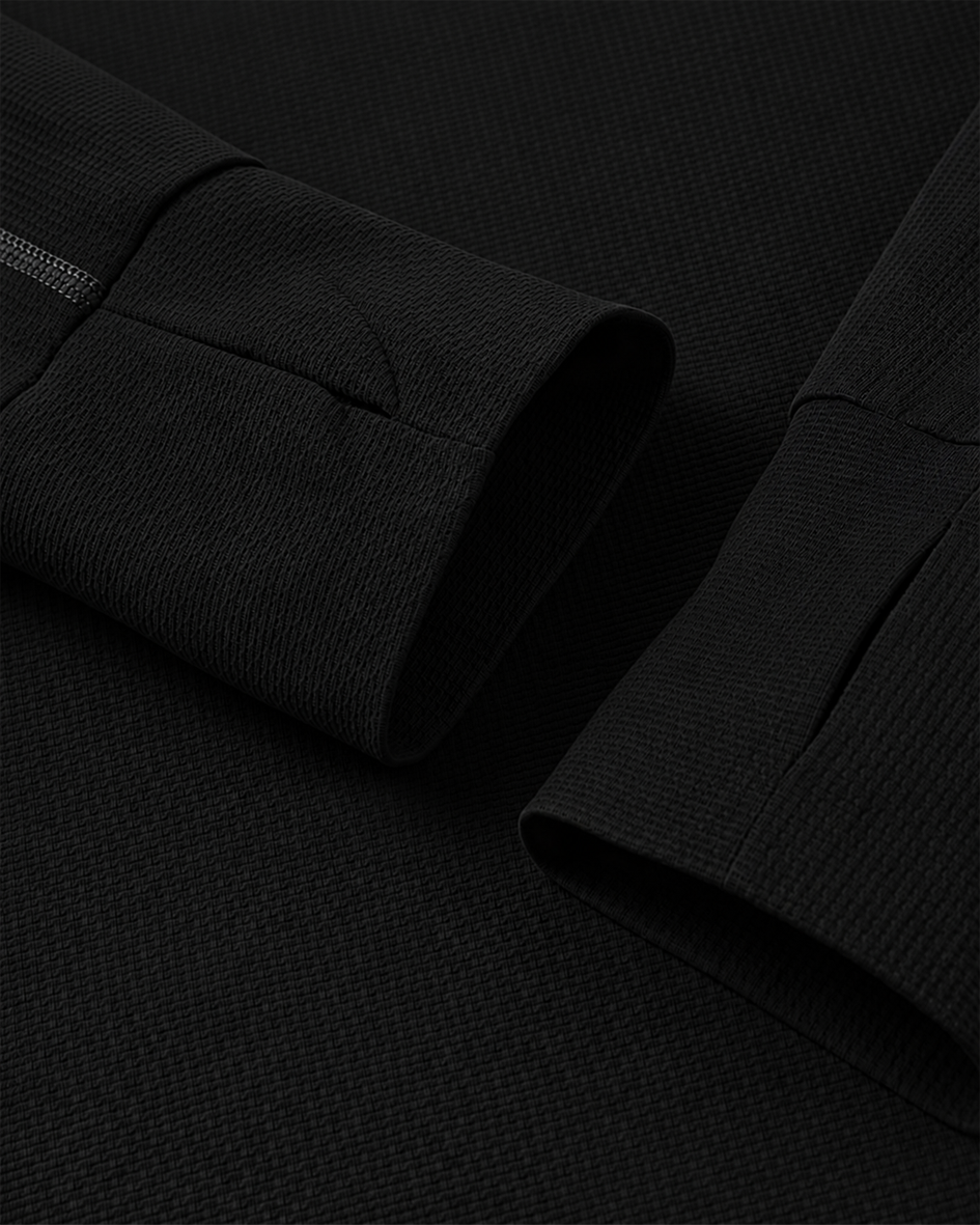 Adapt Long Sleeve Running Top - Black