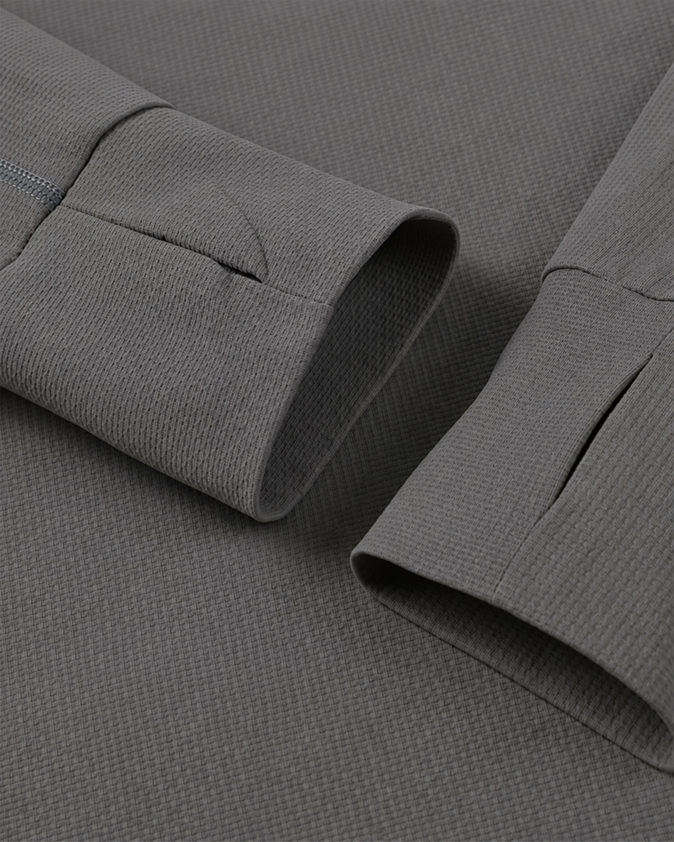 Adapt Long Sleeve Running Top - Dark Grey