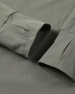Adapt Long Sleeve Running Top - Khaki