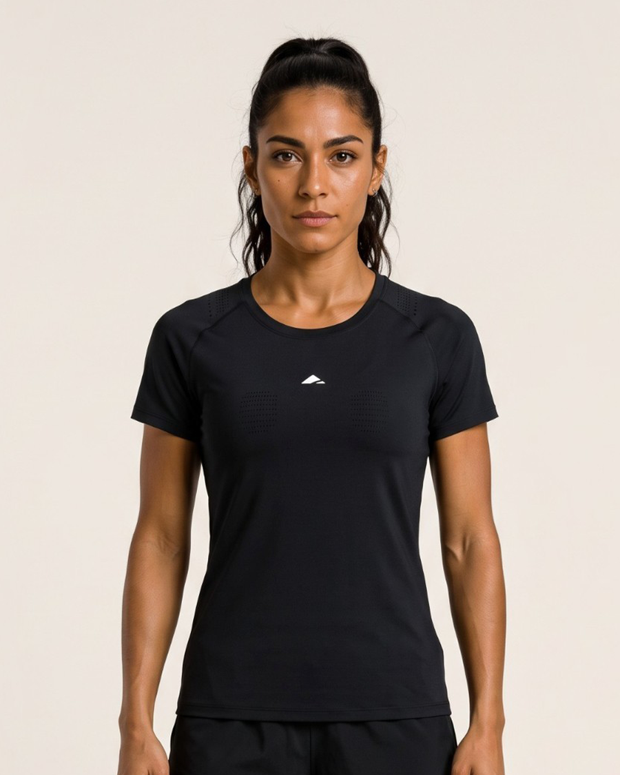 Adapt Women's Running Tee - Black