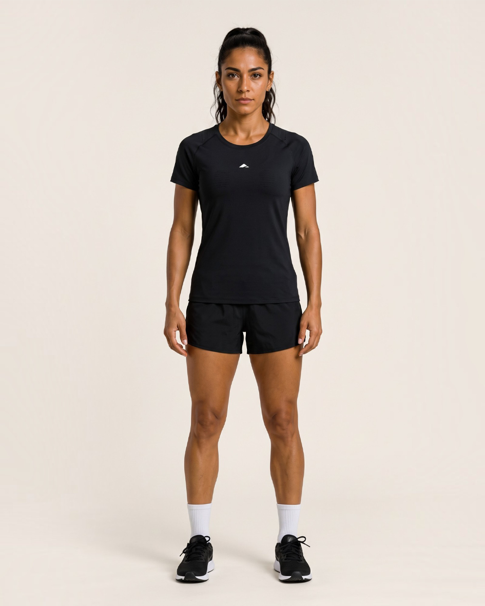 Adapt Women's Running Tee - Black