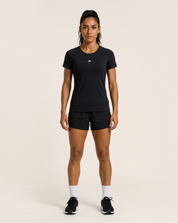 Adapt Women's Running Tee - Black
