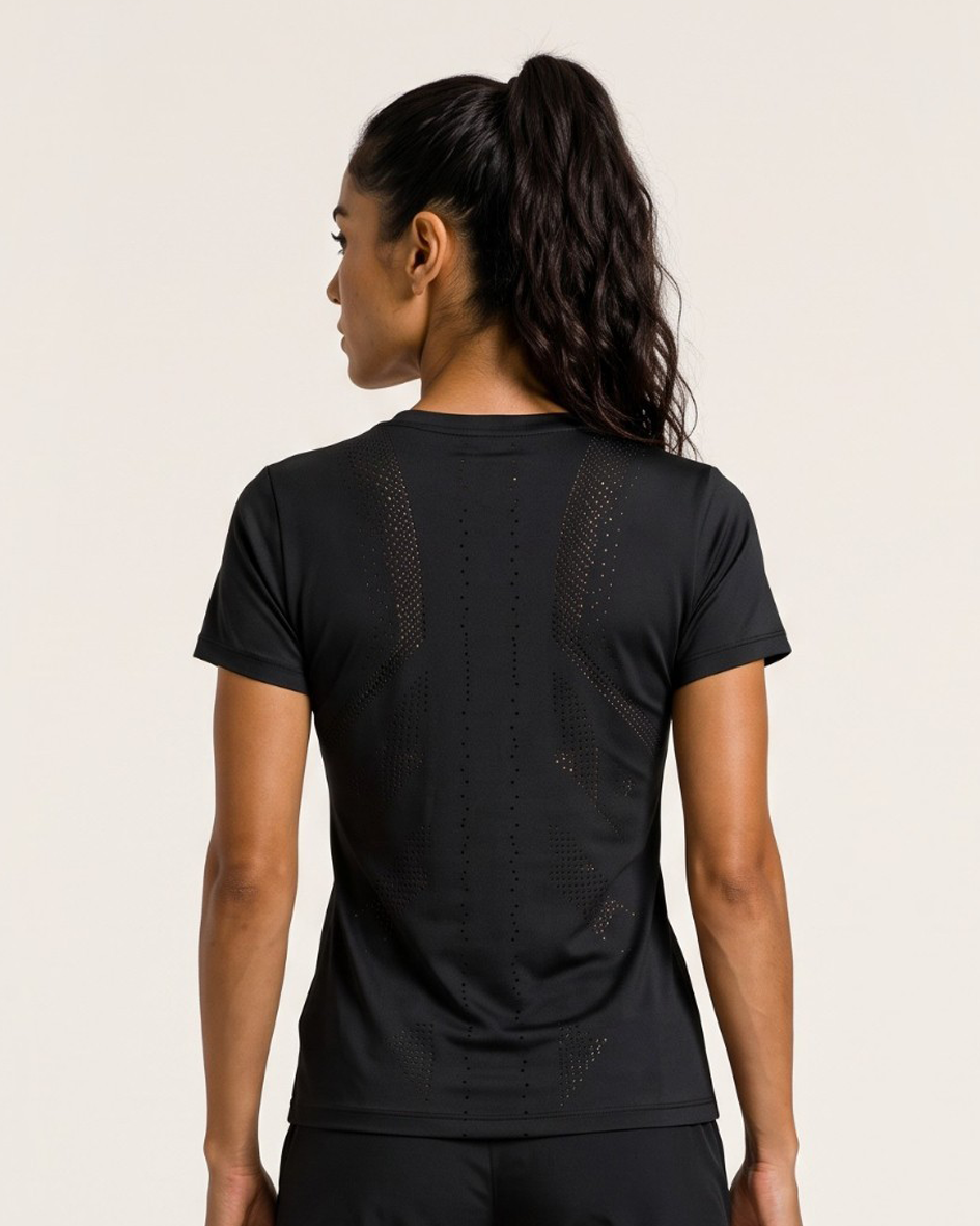 Adapt Women's Running Tee - Black