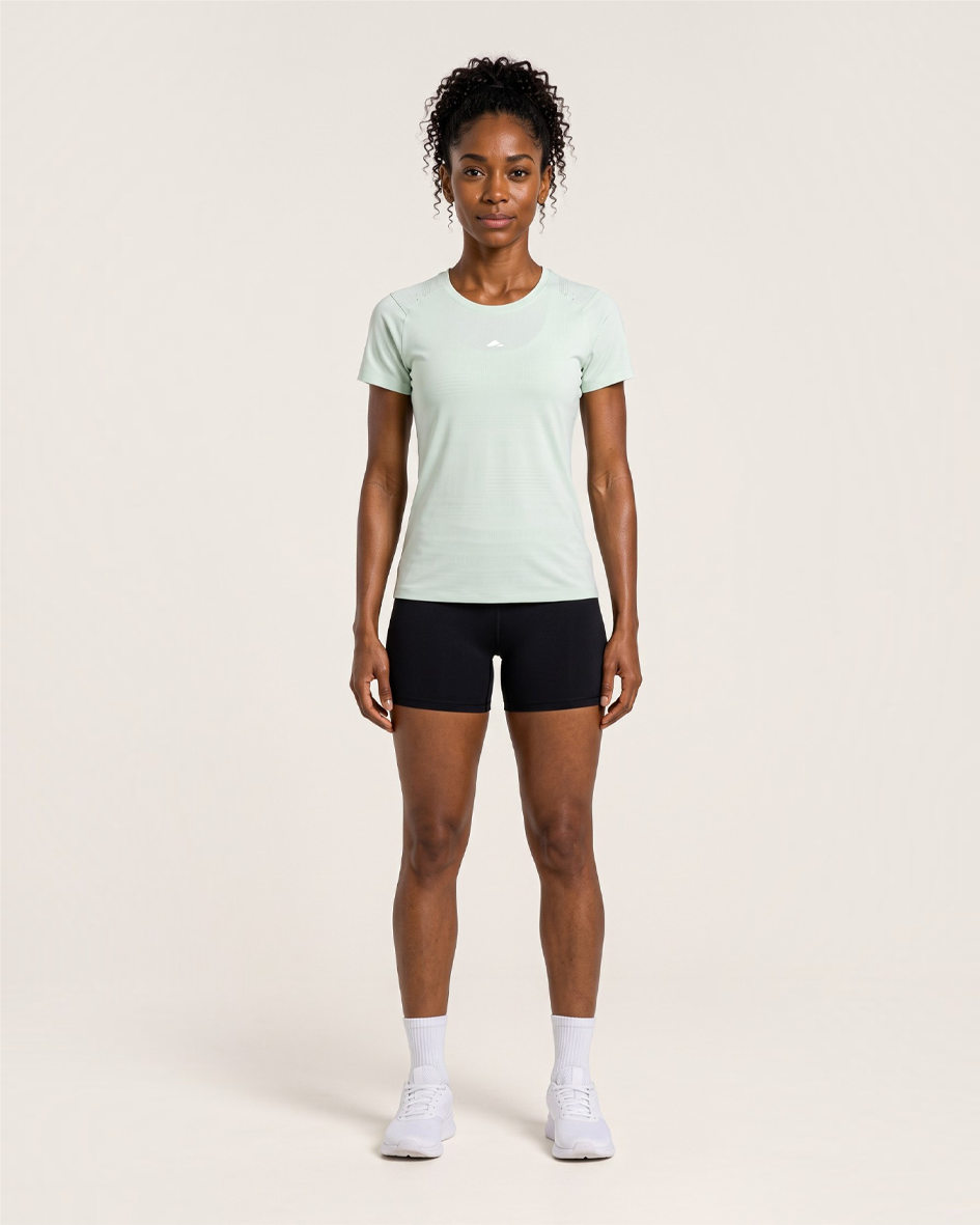 Adapt Women's Running Tee - Fresh Green
