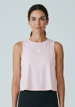 Layer AeroFlow Training Vest in pink, front view
