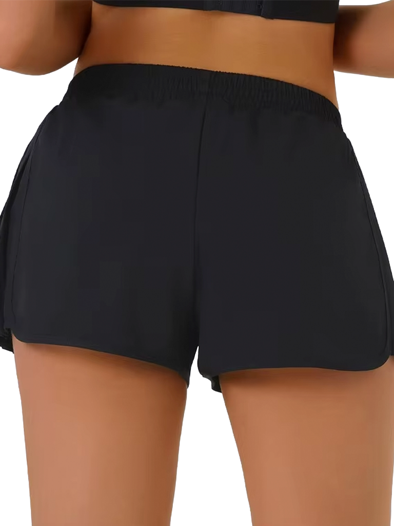 Women's AeroFlow 2-in-1 Pleated Running Shorts