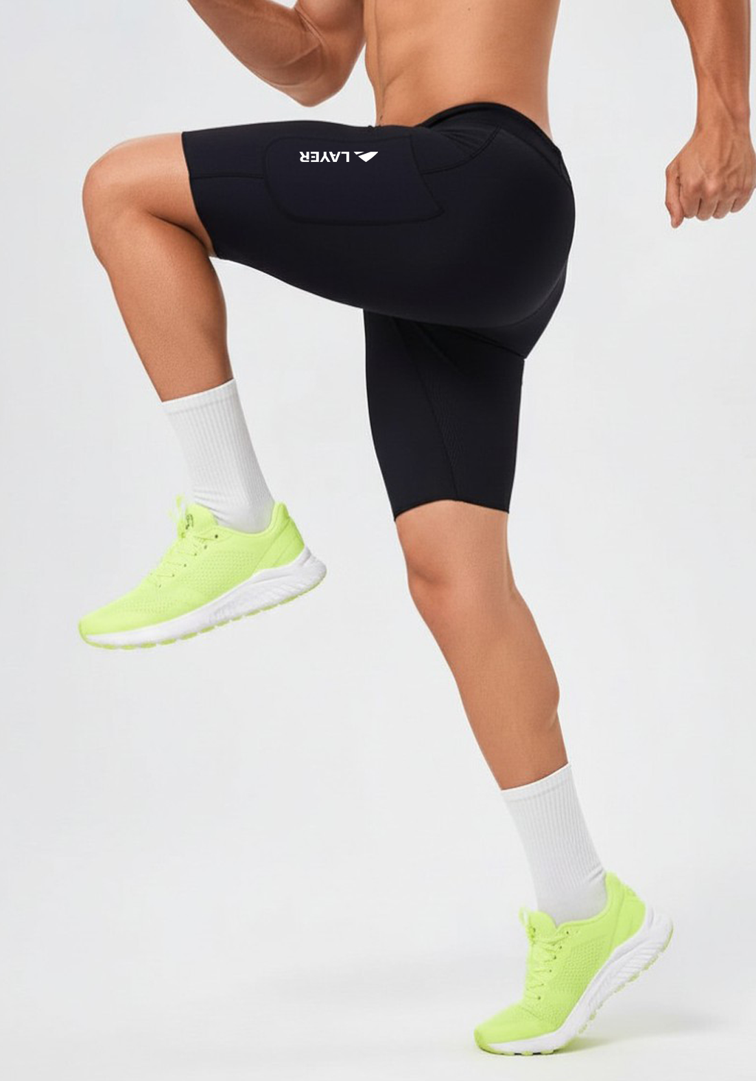 AeroLYR Ribbed Race Shorts - Black
