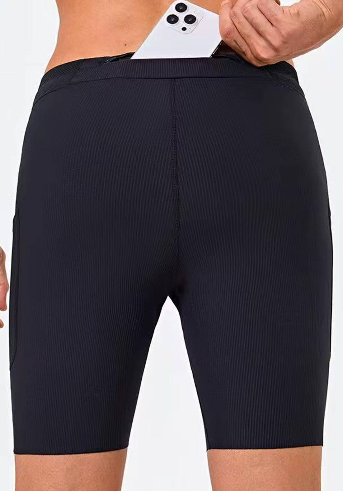 AeroLYR Ribbed Race Shorts - Black