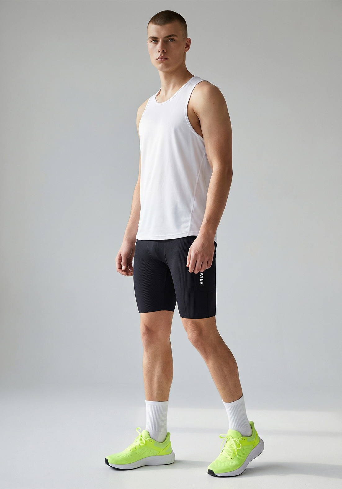 AeroLYR Ribbed Race Shorts - Black