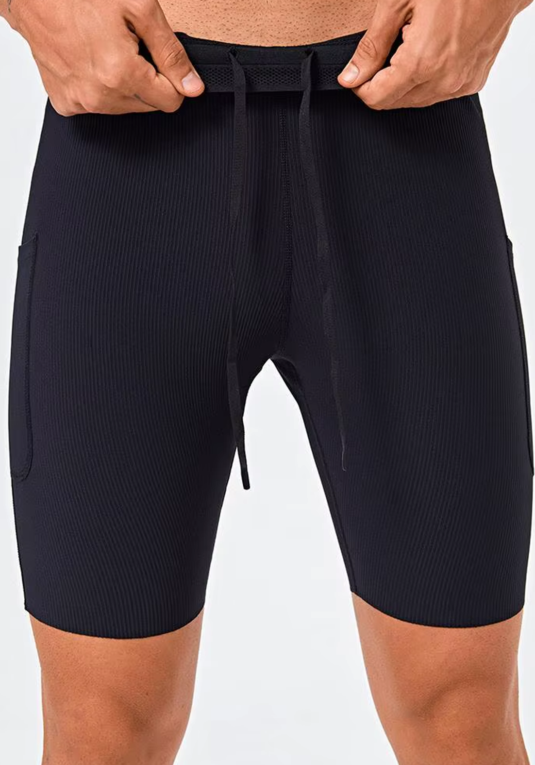 AeroLYR Ribbed Race Shorts - Black