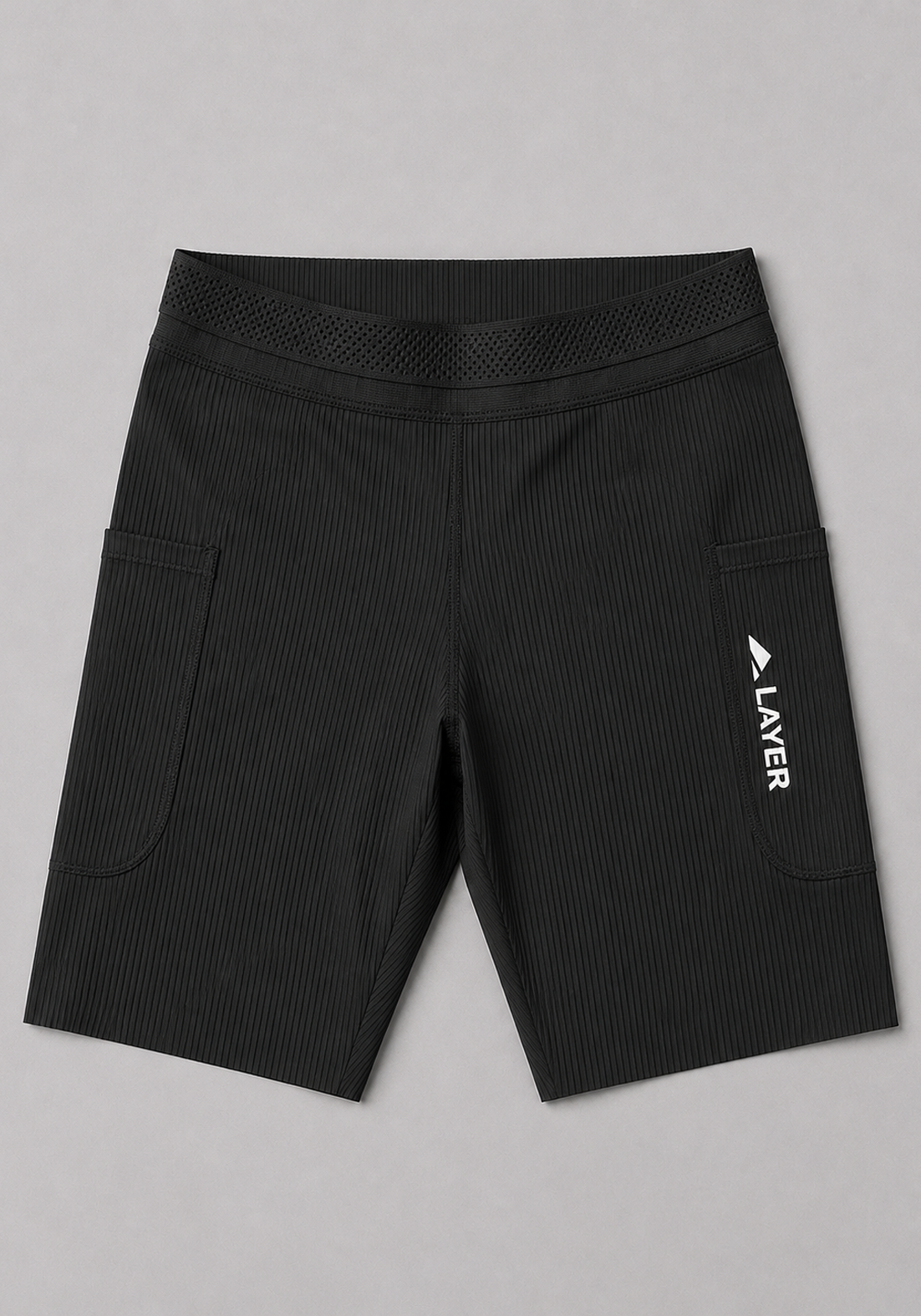 AeroLYR Ribbed Race Shorts - Black