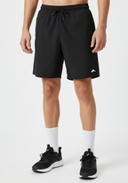 Layer Axis 7" Training Shorts in black, front view
