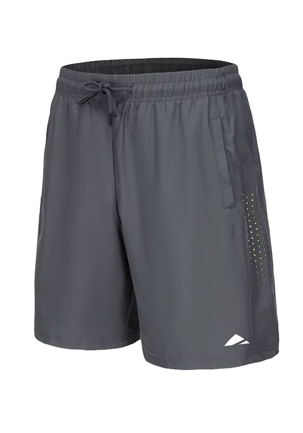 Layer Axis 7" Training Shorts in dark grey, ventilation detail