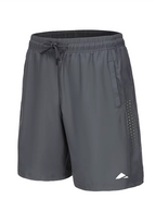 Layer Axis 7" Training Shorts in dark grey, ventilation detail