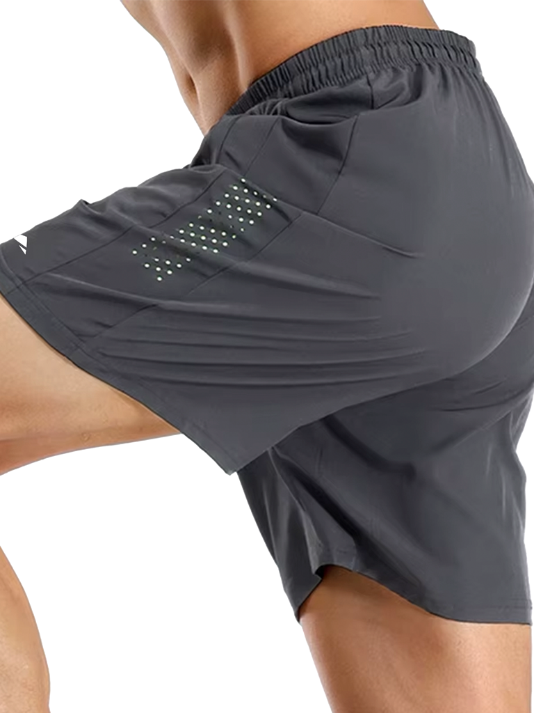 Layer Men’s Axis Training Shorts in dark grey – high-performance shorts built for comfort and endurance