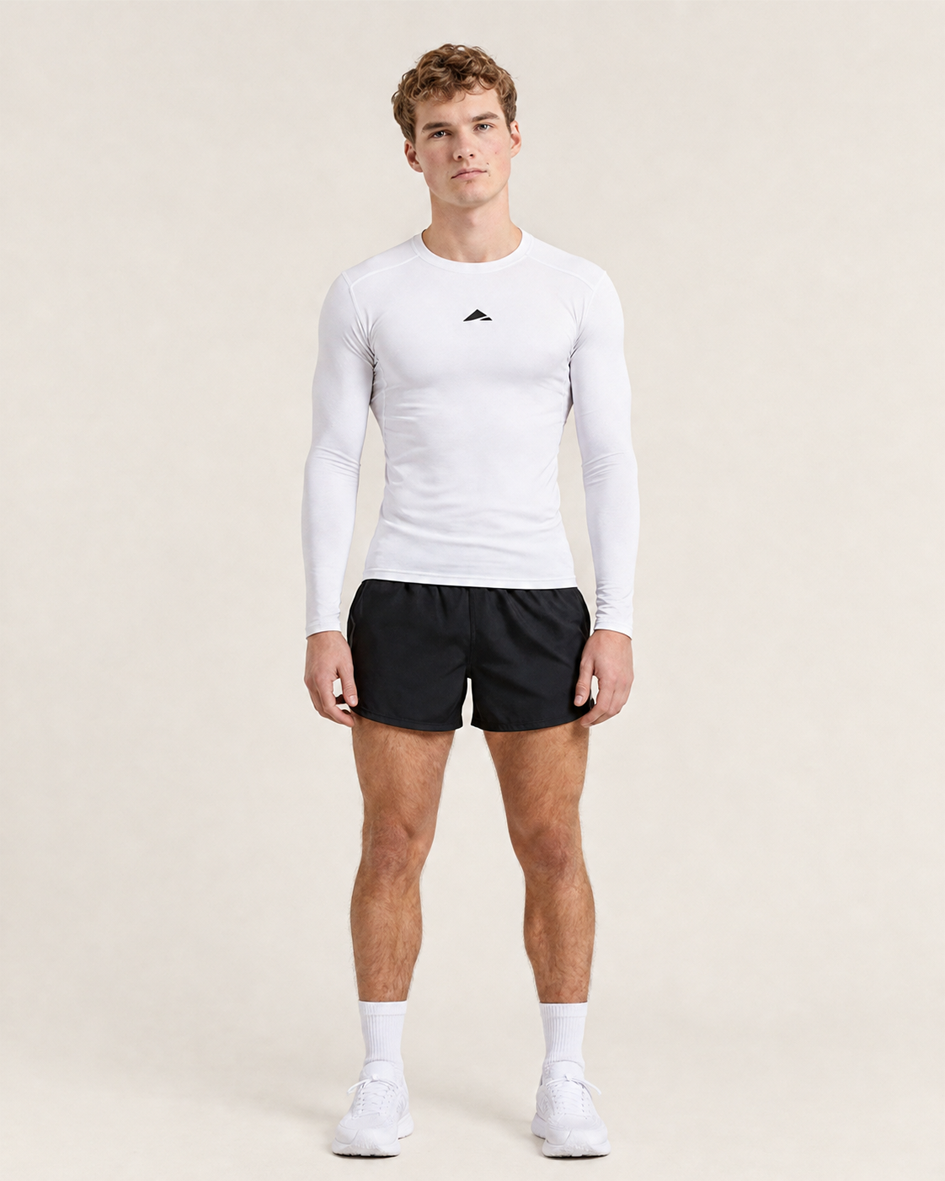 BaseLYR Compression Top - White