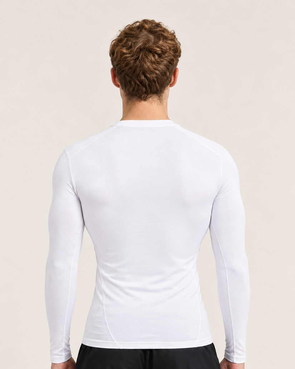 BaseLYR Compression Top - White