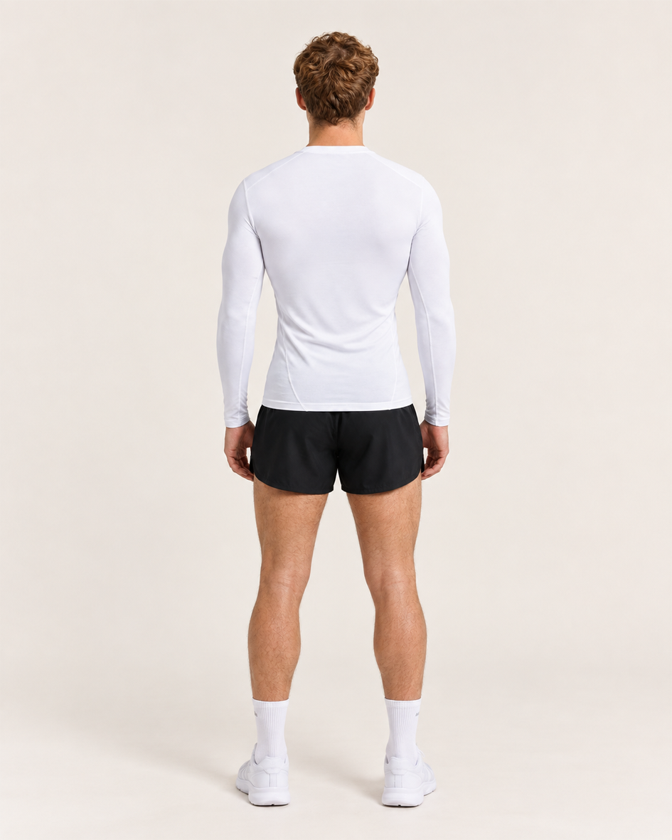 BaseLYR Compression Top - White