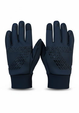 Layer ColdLYR Running Gloves in black, silicone grip and touchscreen tips
