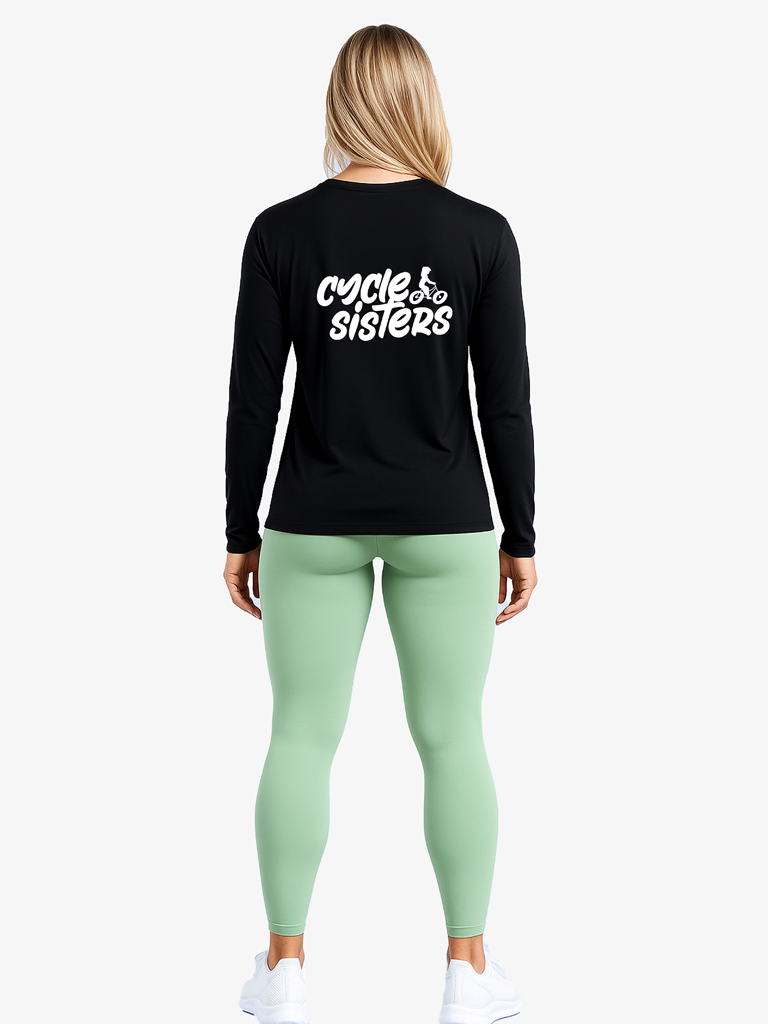Cycle Sisters Long Sleeve Unisex Sports Tee