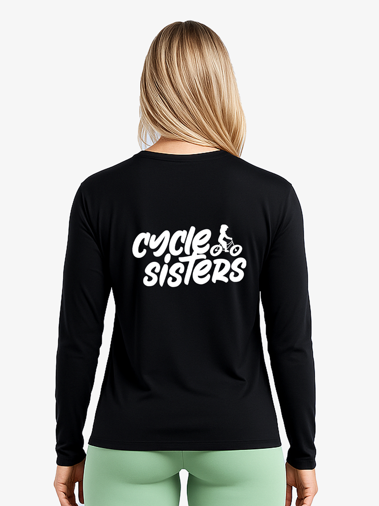 Cycle Sisters Long Sleeve Unisex Sports Tee