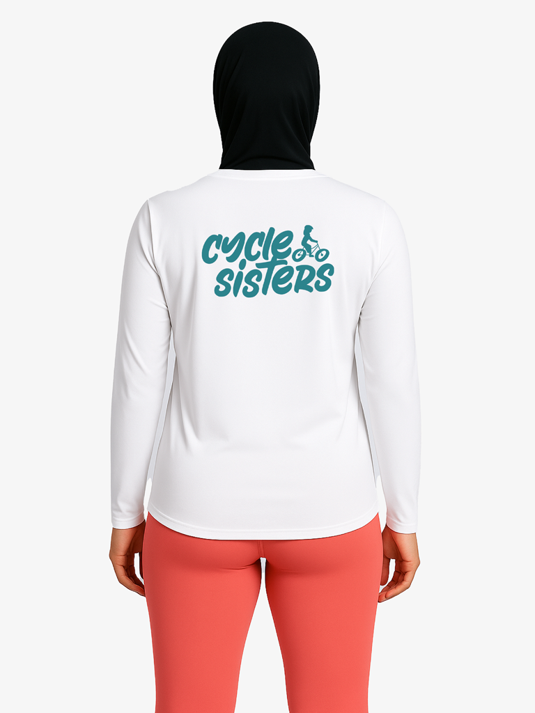 Cycle Sisters Long Sleeve Women's Sports Tee