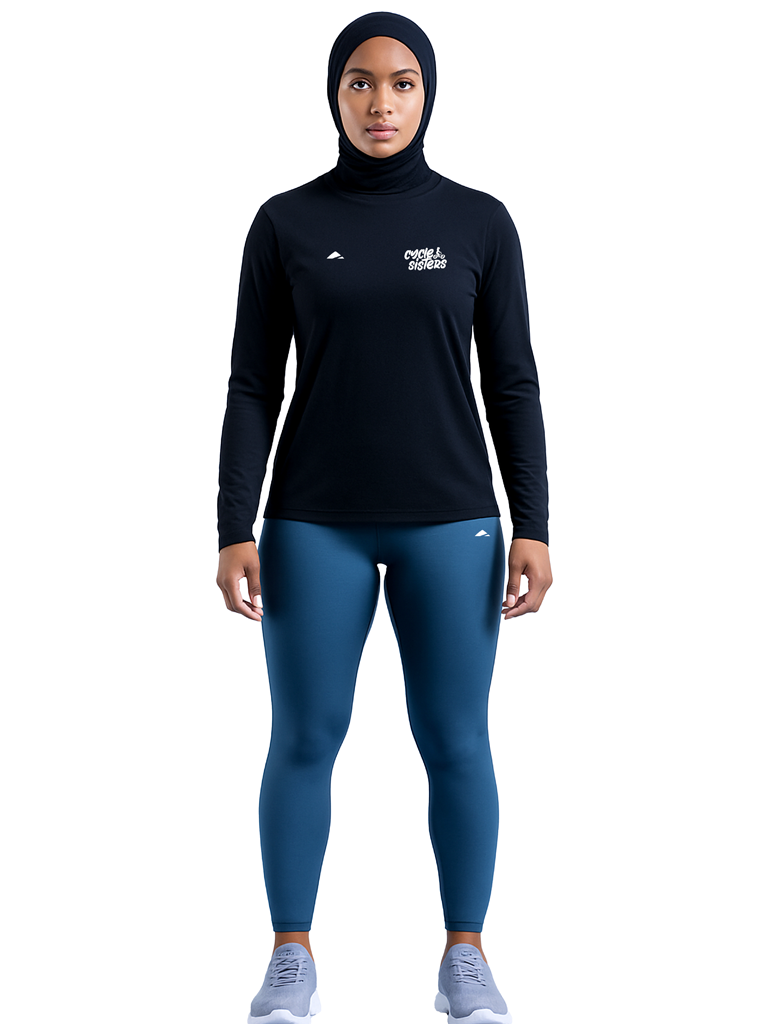 Cycle Sisters Long Sleeve Women's Casual Tee