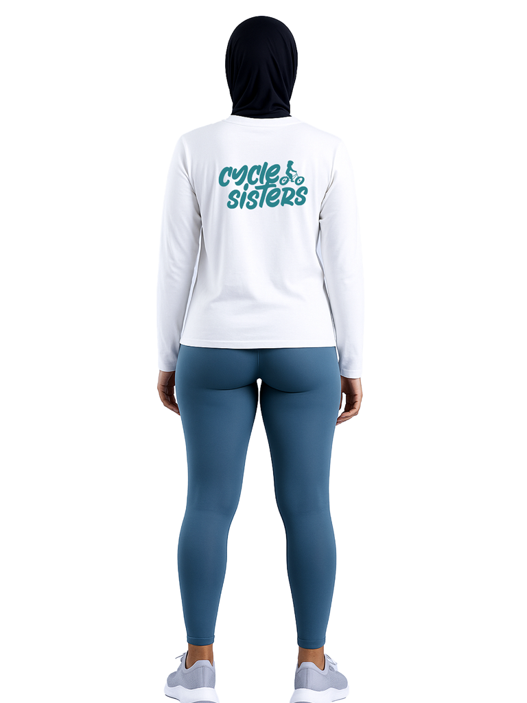Cycle Sisters Long Sleeve Women's Casual Tee