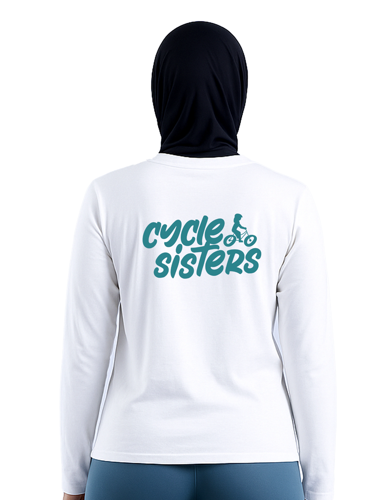 Cycle Sisters Long Sleeve Women's Casual Tee