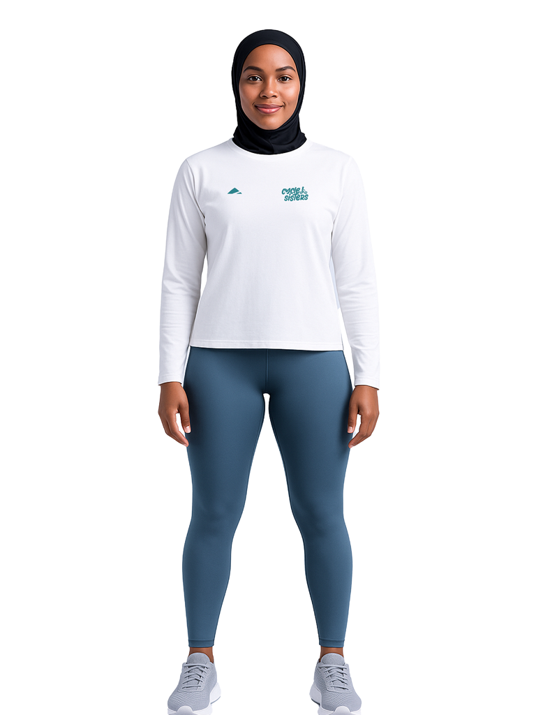 Cycle Sisters Long Sleeve Women's Casual Tee