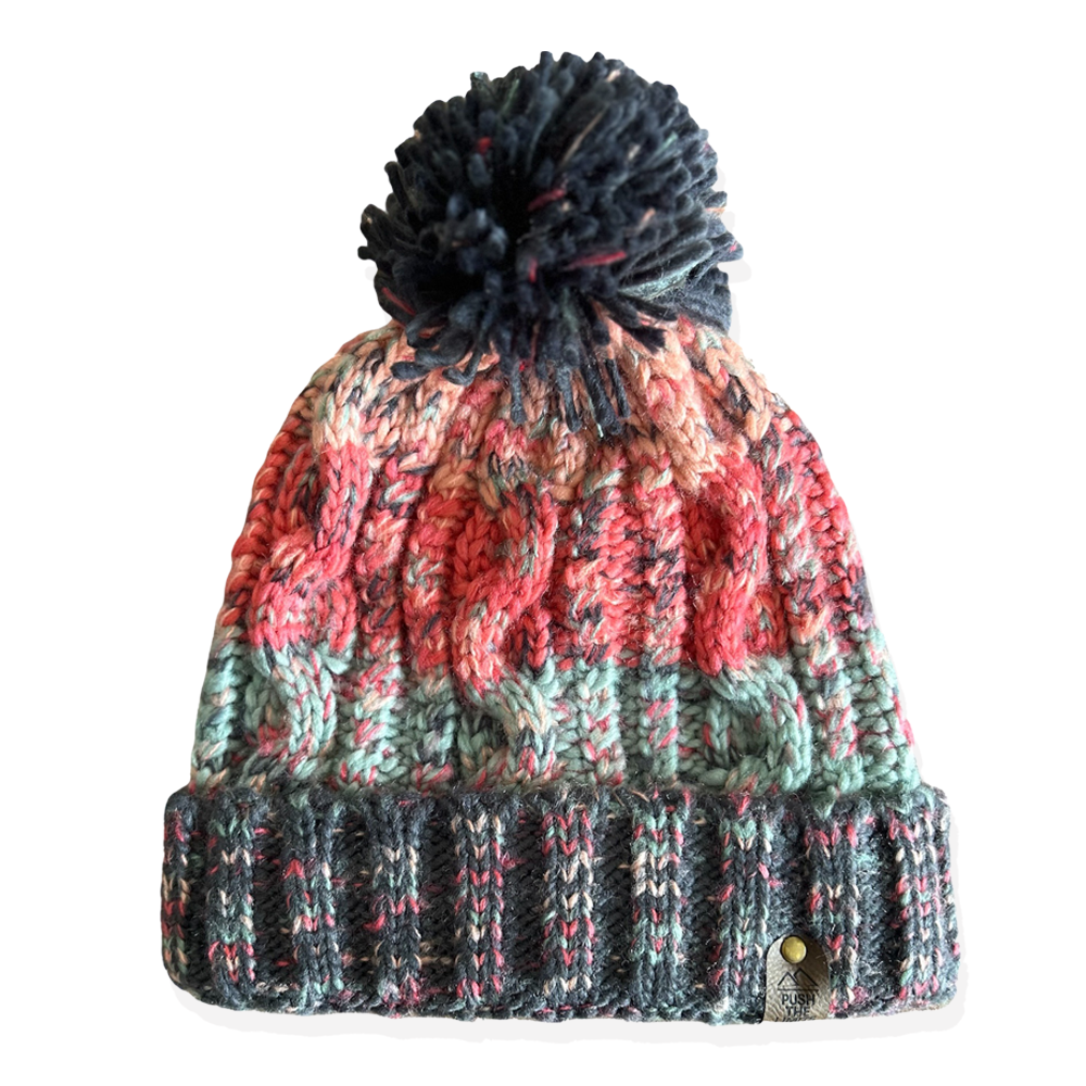 Corkscrew Bobble Hat