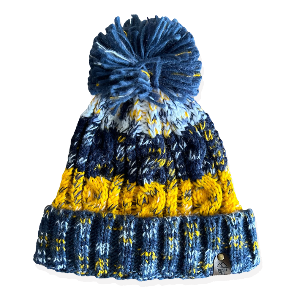 Corkscrew Bobble Hat