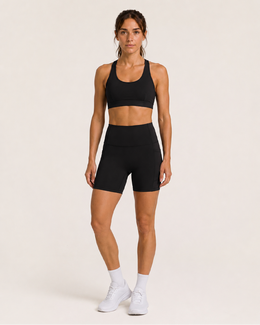 Elevate High Rise 6" Short - Black