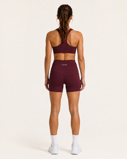 Elevate High Rise 6" Short - Dark Cherry