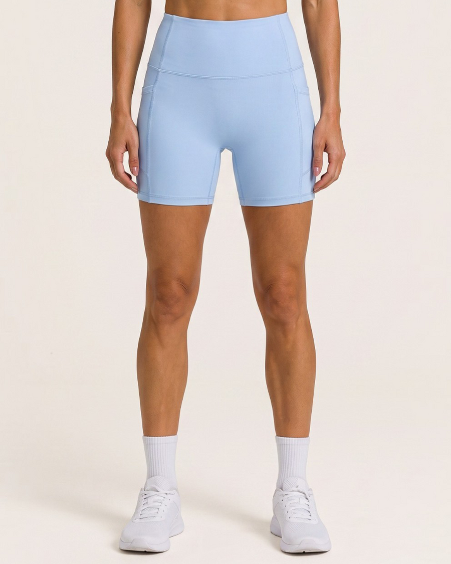 Elevate High Rise 6" Short - Glacier Blue
