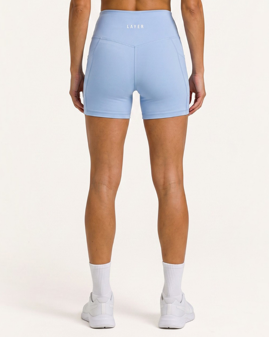 Elevate High Rise 6" Short - Glacier Blue