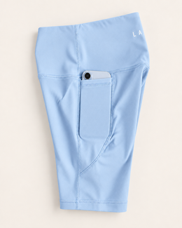 Elevate High Rise 6" Short - Glacier Blue