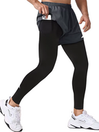 Layer Men’s Engage+ 2-in-1 Running Shorts in grey steel – model wearing lightweight shorts designed for endurance and comfort