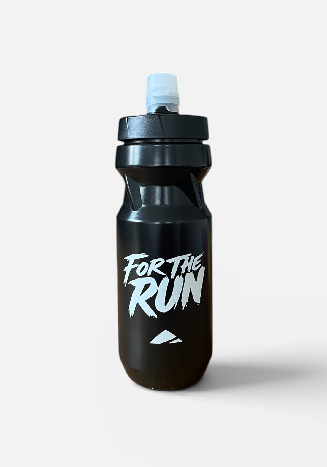 Layer For The Run 600ml Bottle in Stealth Black, front view
