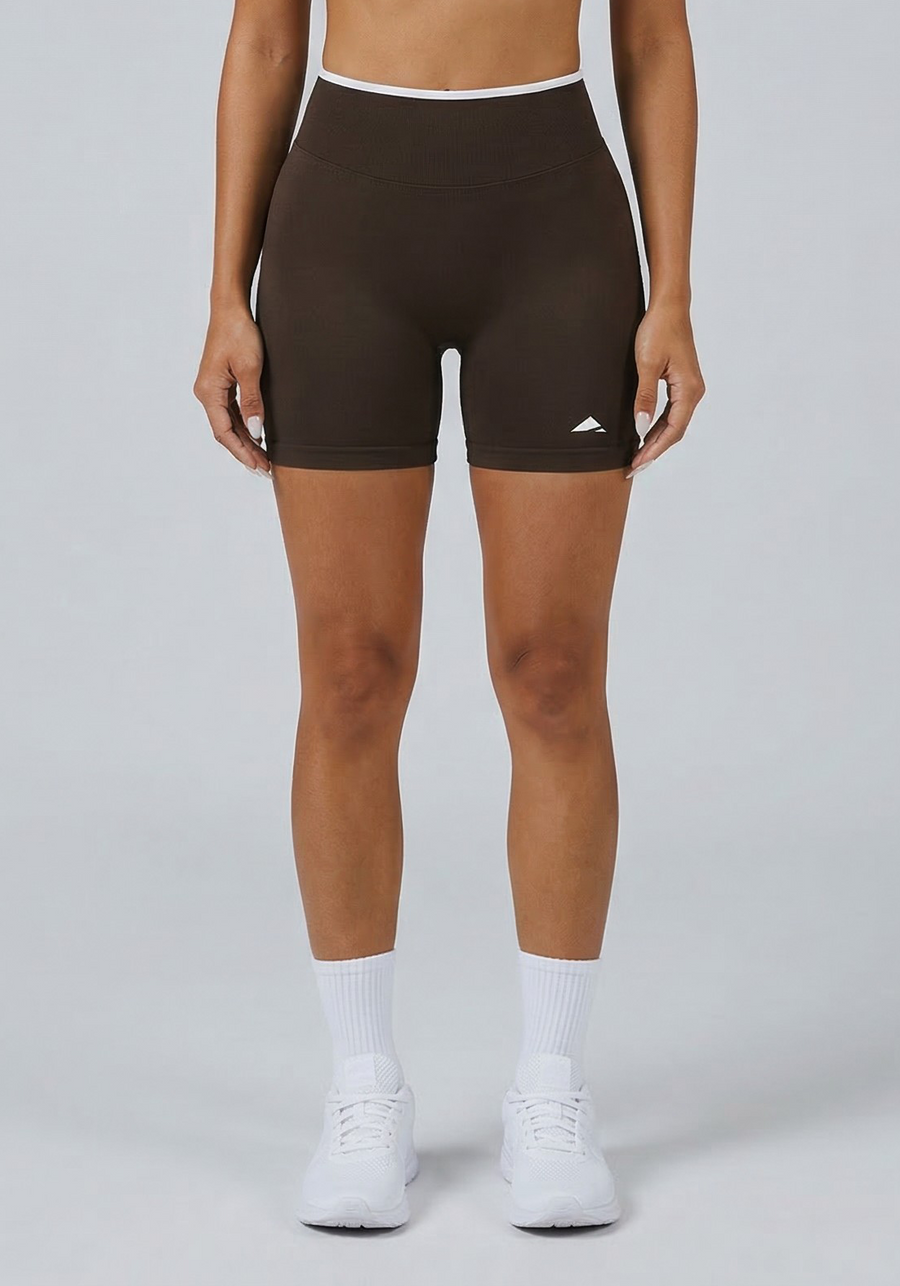 Fusion Training Shorts - Coffee