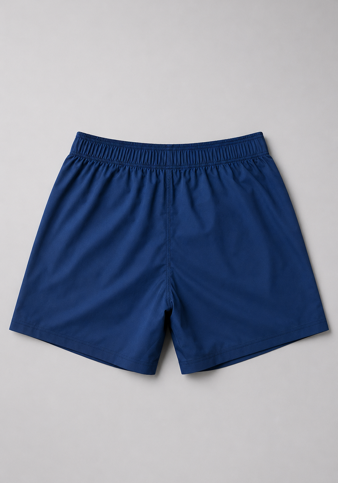 Layer Hybrid 7" Training Shorts in Midnight Blue, back flatlay
