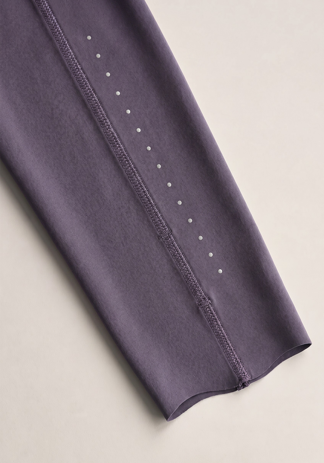 Layer LRX Training Leggings in Purple, close detail
