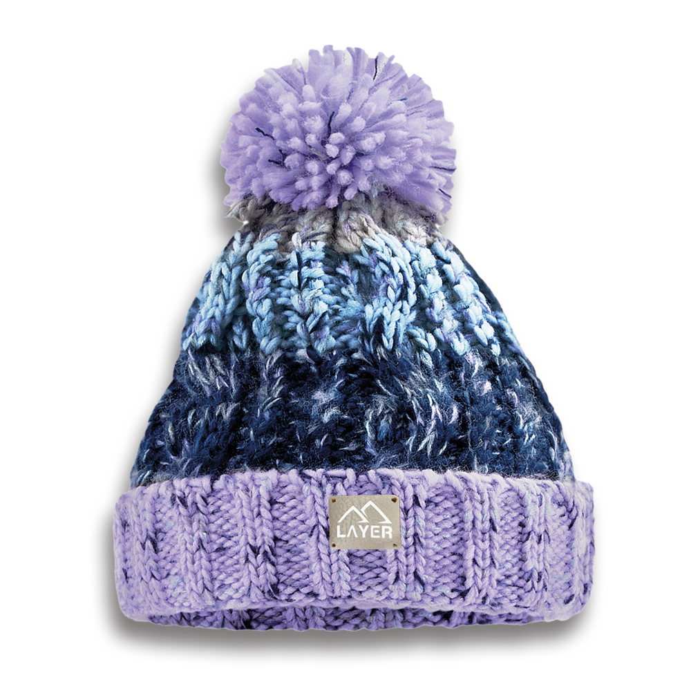 Kids Corkscrew Bobble Hat