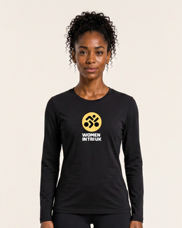 WIT x Layer Impact Long Sleeve Running Tee - Black