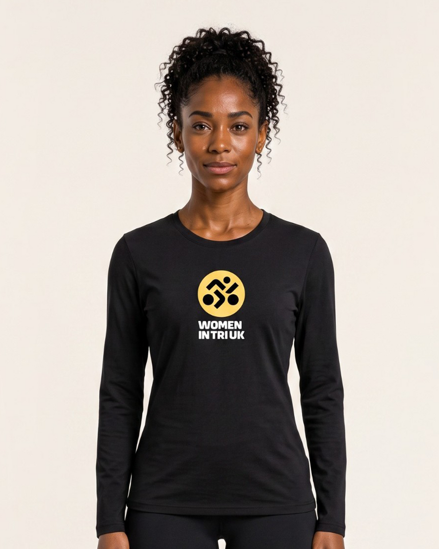 WIT x Layer Impact Long Sleeve Running Tee - Black