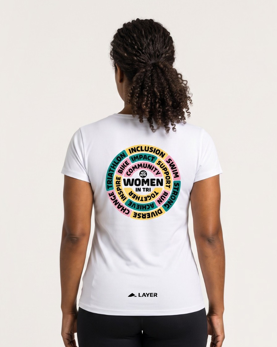WIT x Layer Impact Running Tee - White