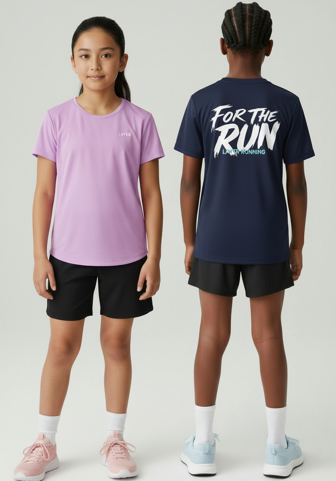 Kids FTR Graphic Run Tee