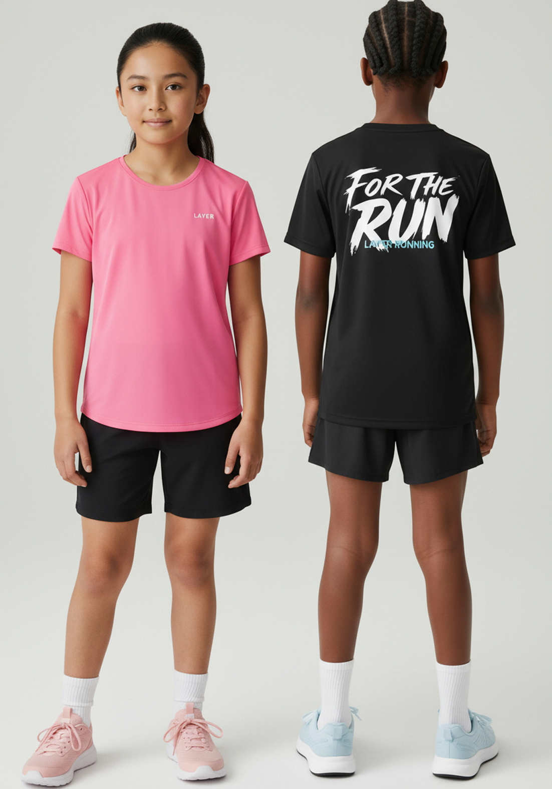 Kids FTR Graphic Run Tee